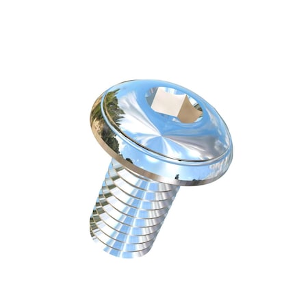 Allied Titanium #10-32 Socket Head Cap Screw, Socket, Plain Titanium, 3/8 in Length 0027941